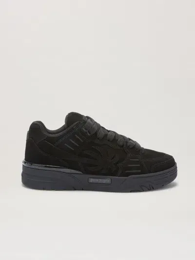 Palm Angels Venice Suede Sneakers In Black