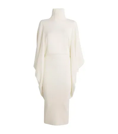 Palmer Harding Wool-blend Resolute Midi Dress In Ivory