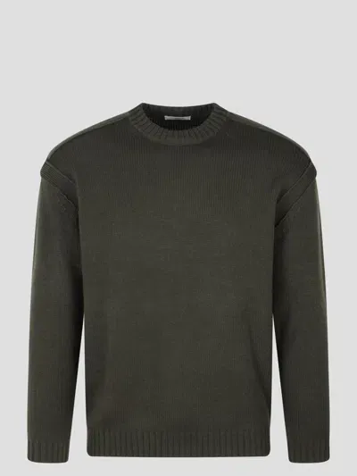 Paolo Pecora Round Neck Sweater In Black