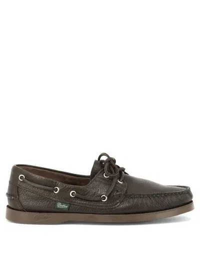 Paraboot Men's "barth" Boat Loafers In Brown