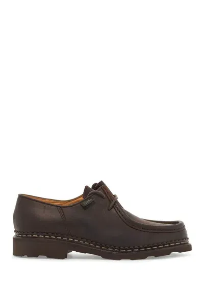 Paraboot "leather Michael Derby Shoe In Brown