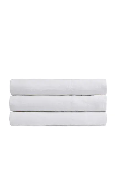 Parachute Linen Top Sheet In White