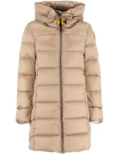 Parajumpers Marion Hooded Down Jacket In Sun Kissed