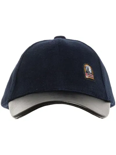 Parajumpers Logo-patch Cap In Blue