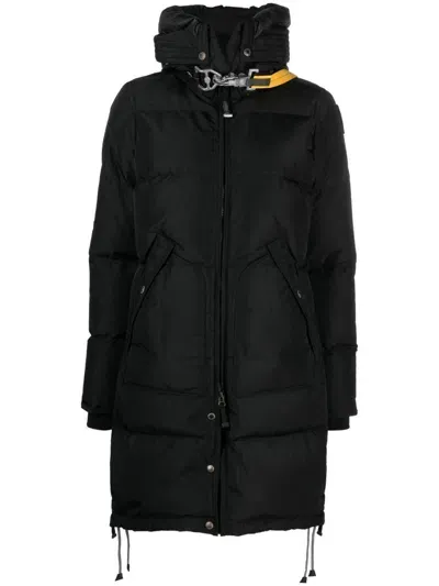 Parajumpers Long Bear Down Jacket In Black  