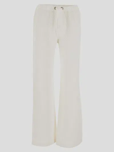 Parajumpers Shino Wool Track Pants In Off-white