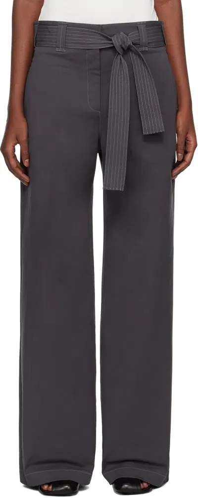 Paris Georgia Gray Elemental Worksman Trousers In Cement