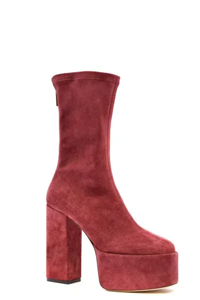 Paris Texas Booties In Burgundy