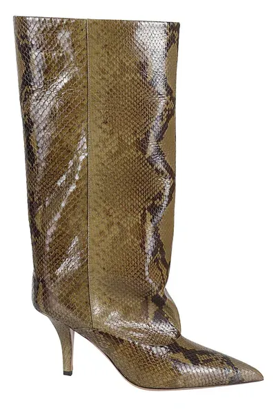 Paris Texas Ines Midcalf Boot 75 In Green