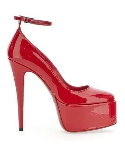 Paris Texas Nancy Platform Pumps 130 In Red