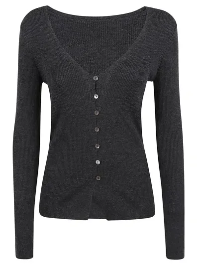 P.a.r.o.s.h Leila Cardigan In Black