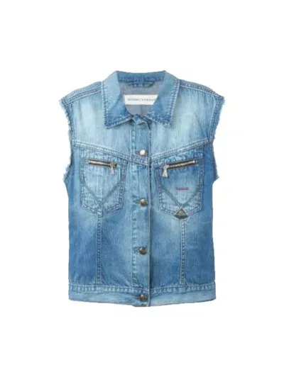 P.a.r.o.s.h . . Sleveless Denim Gilet