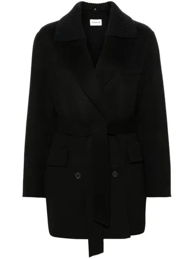 P.a.r.o.s.h Wool Coat In Black