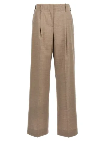 P.a.r.o.s.h Wool Pants In Beige