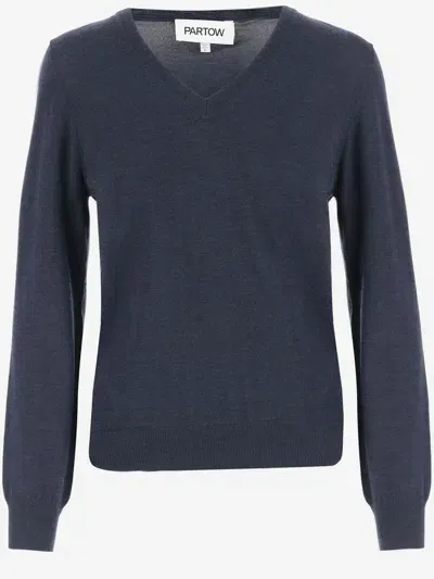 Partow Wool Sweater In Blue