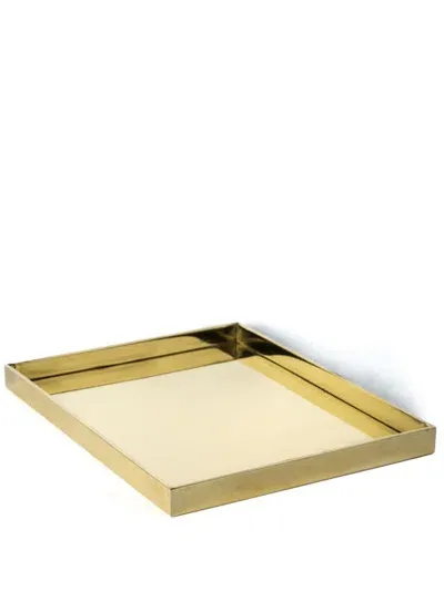 Parts Of Four Medium Judd Runner Tray (15cm X 19.5cm) In Gold