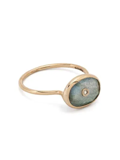 Pascale Monvoisin 9k Rose Gold Orso Labradorite Ring