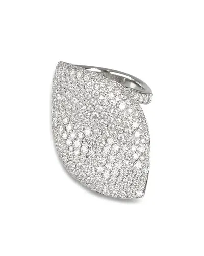 Pasquale Bruni Aleluia Maxi 18k White Gold Ring With Diamonds, 2.88 Ct. T. W.