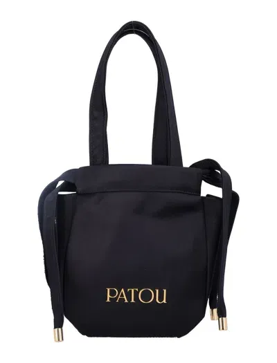 Patou Evening Pouch Bag In Black