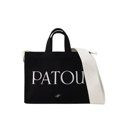 Patou Black Organic Cotton Tote