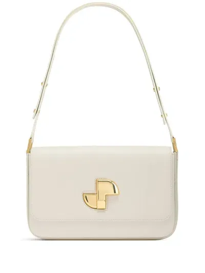 Patou Le  Lock Shoulder Bag In White