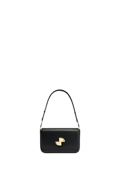 Patou Le  Lock Schultertasche In Black