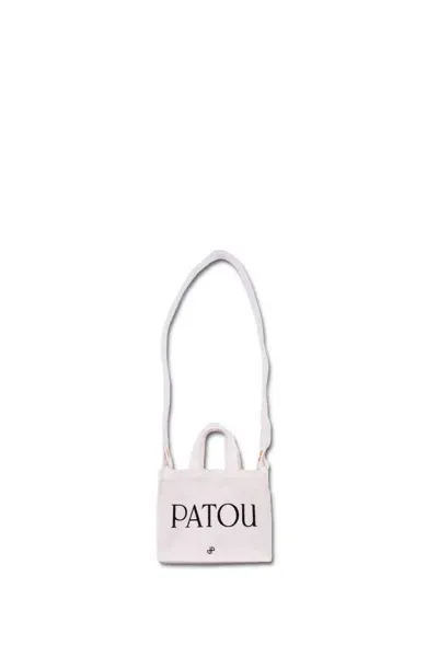 Patou Small  Tote Bag In White