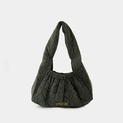 Patou Women's Le Biscuit Shoulder Bag In Green