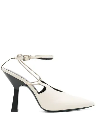 Patrizia Pepe 100mm Astral Pumps In White