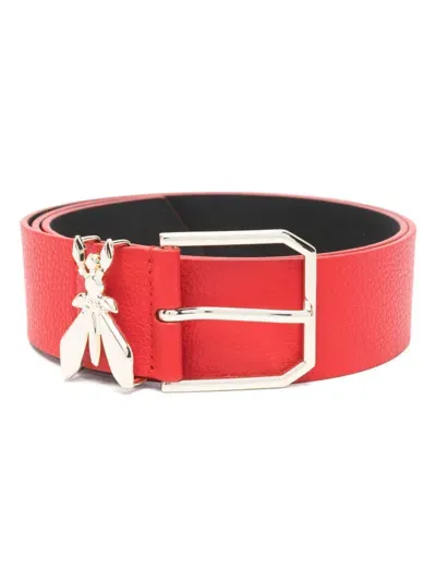 Patrizia Pepe Fly-detail Belt In Rot