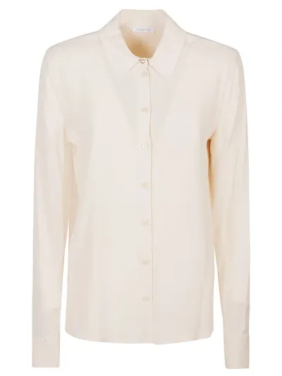 Patrizia Pepe Long Sleeve Shirt In White