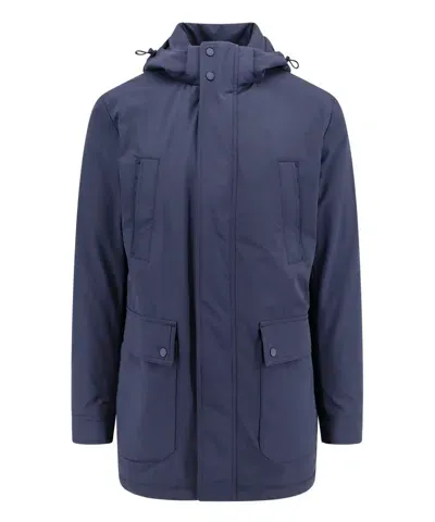 Paul &amp; Shark Parka Jacket In Blue