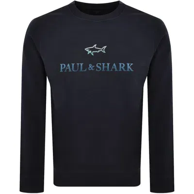 Paul &amp; Shark Paul And Shark Crew Neck Sweatshirt Navy