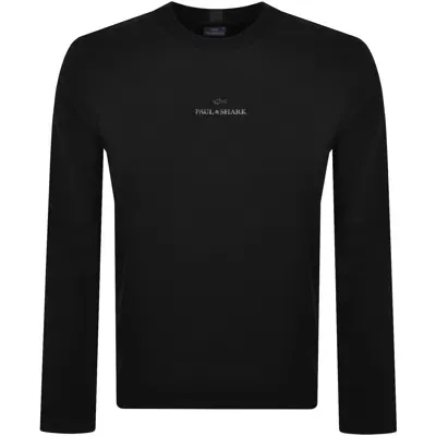 Paul &amp; Shark Paul And Shark Stretch Logo Sweatshirt Black