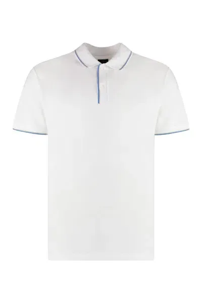 Paul & Shark Cotton-piqué Polo Shirt In White