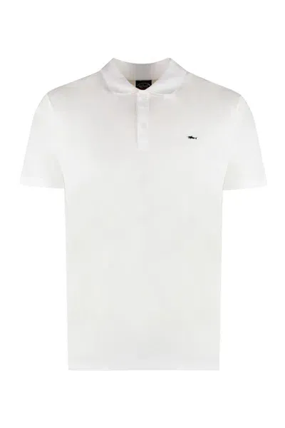 Paul & Shark Cotton-piqué Polo Shirt In White