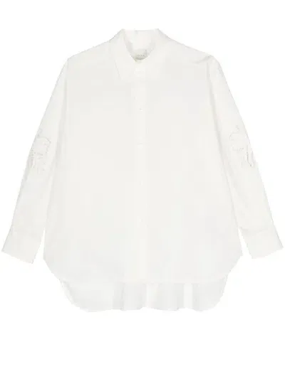 Paul Smith Broderie Anglaise-detail Shirt In White