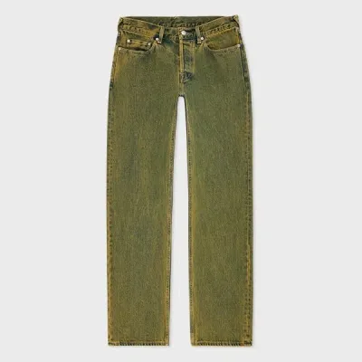 Paul Smith Green Overdyed Jeans Yellow