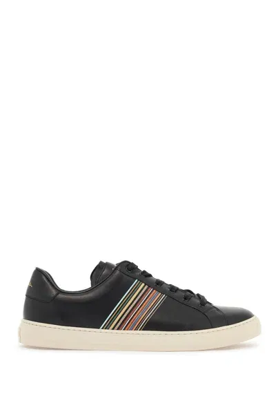 Paul Smith Hansen Leather Sneakers For Men In Black