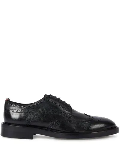 Paul Smith Langley Leather Brogues In Black