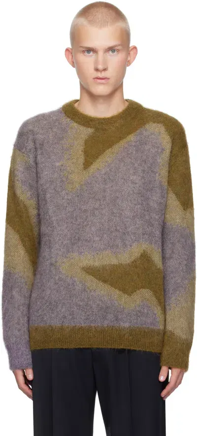 Paul Smith Jacquard Sweater In Yellow