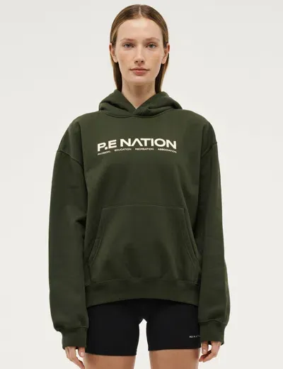 P.e Nation Comeback Hoodie In Green