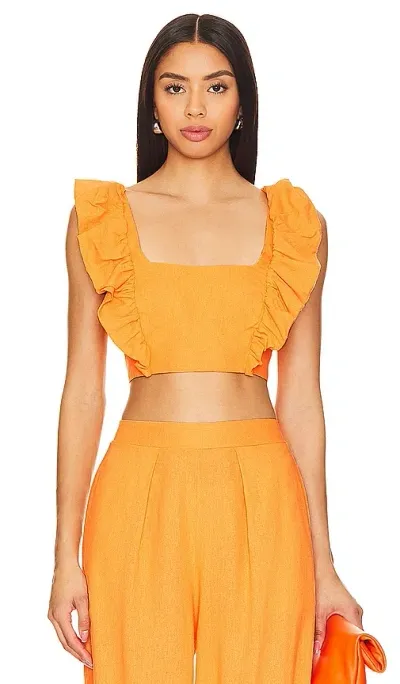 Peixoto Jocelyn Top In Orange