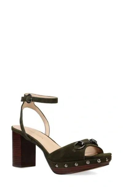 Pelle Moda Anara Platform Sandal In Olive