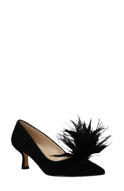 Pelle Moda Kealie Pointed Toe Pump In Black