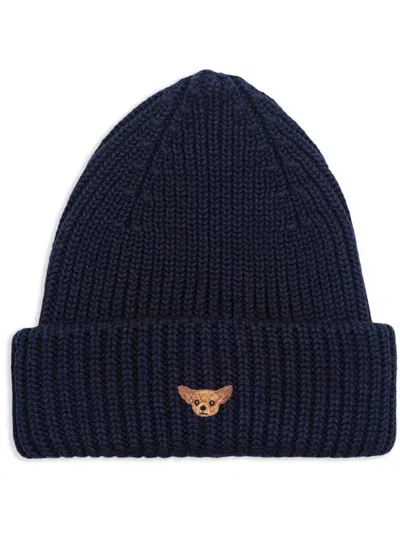 Pelo Foundation Chihuahua Beanie Hat In Blue