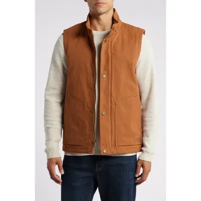 Pendleton Pine Grove Canvas Vest In Whiskey