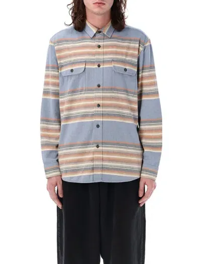 Pendleton Striped Cotton Shirt In Black