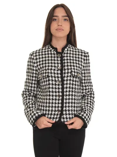 Pennyblack Ufo Chanel Style Jacket In Black/white