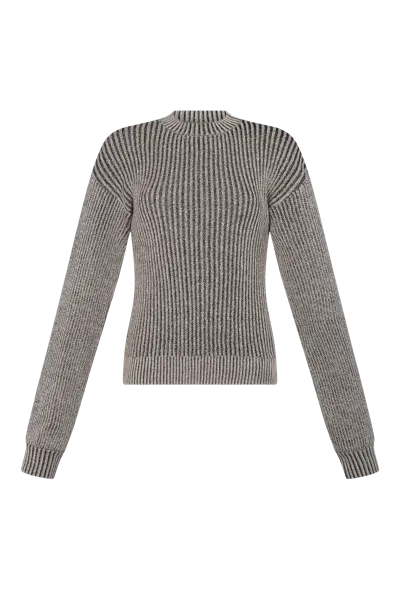 Peregrina Turritella Sweater Beige Brown In Gray